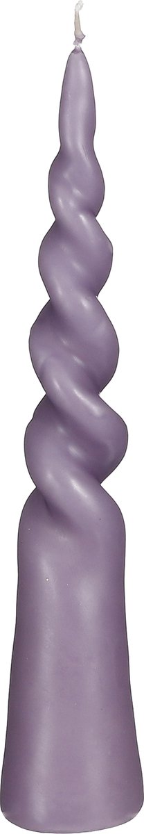 8720362214755 - Twist Cone Kerze - H25 x Ø5 cm - Flieder