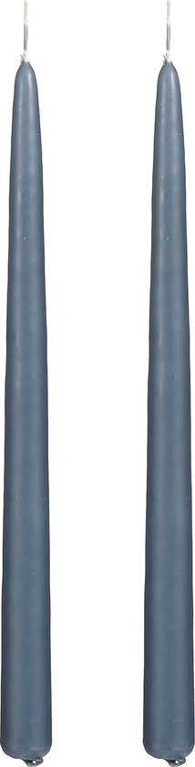 8720362214915 - Tafelkerze - 2er Set - H29 cm - Blau