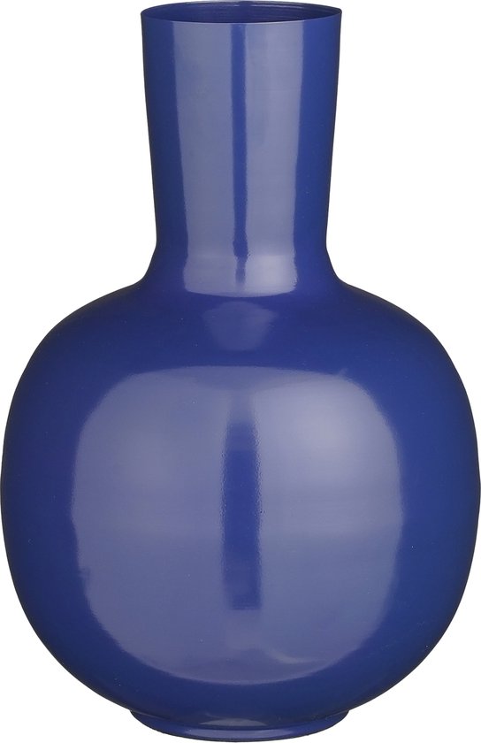 8720362235859 - Dara Vase - H42 x Ø28 cm - Metall - Blau