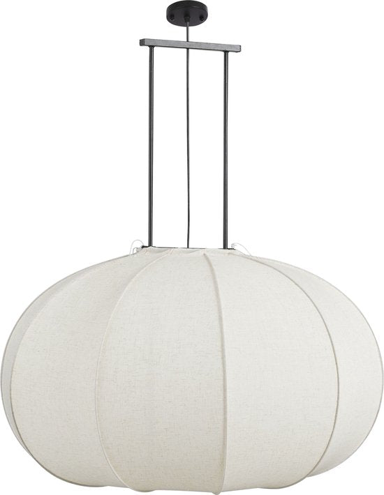 8720362240976 - Pego Pendelleuchte - H94 x Ø83 cm - Leinen - Off White