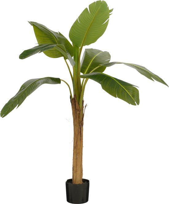 8720362577584 - Künstlicher Bananenbaum im Topf - H155 x Ø90 cm - Grün