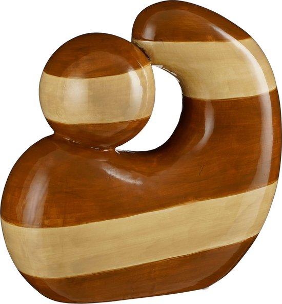 8720362598596 - Glimmer Dekorationen Dekoration Statue - L26 x B11 x H25 cm - Dolomit - Ocker 8720362598596 - Glimmer Dekorationen Dekoration Statue - L26 x B11 x H25 cm - Dolomit - Ocker