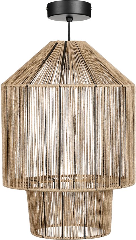 8720362657699 - Mica Decorations Elsa Pendelleuchte - H49 x Ø35 cm - Jute - Hellbraun 8720362657699 - Mica Decorations Elsa Pendelleuchte - H49 x Ø35 cm - Jute - Hellbraun