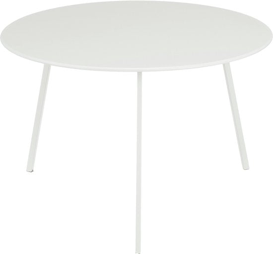 8720362870364 - Seatle Outdoor Beistelltisch - H38 x Ø58 cm - Metall - Weiß