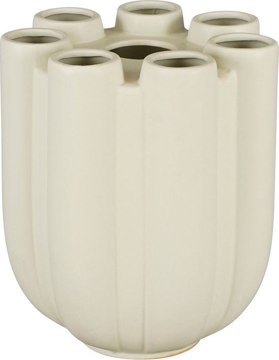 8720362945833 - Minda Tulpenvase - H34 x Ø28 cm - Keramik - Taupe 8720362945833 - Minda Tulpenvase - H34 x Ø28 cm - Keramik - Taupe