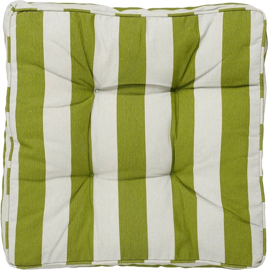 8720362961475 - Collection Osborn Matratzenkissen - L47 x B47 cm - Baumwolle - Grün