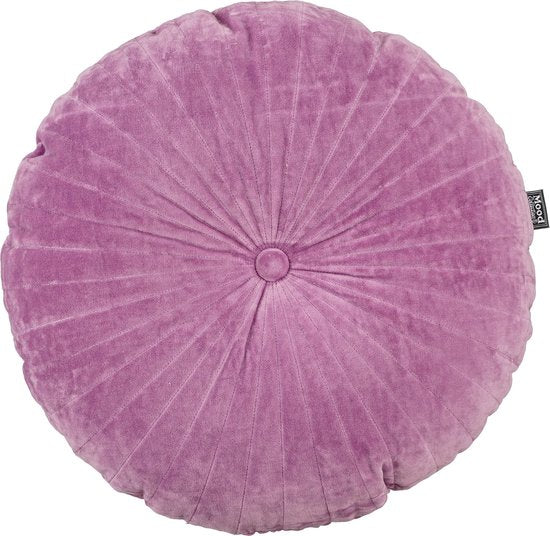 8720362962502 - Collection Baron Dekoratives Kissen - H10 x Ø45 cm - Baumwolle - Flieder 8720362962502 - Collection Baron Dekoratives Kissen - H10 x Ø45 cm - Baumwolle - Flieder