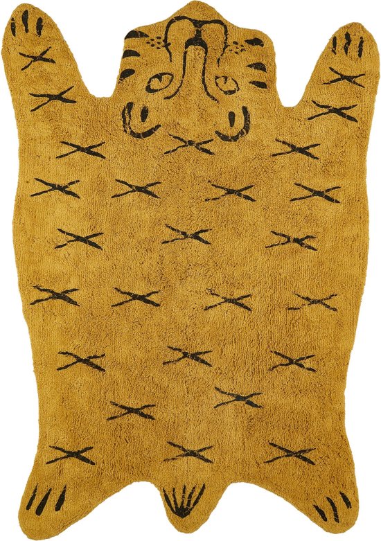 8720362962922 - Vorleger Kinderzimmer - Vorleger Dschungel - Tiger - 180 x 120 cm - Gelb 8720362962922 - Vorleger Kinderzimmer - Vorleger Dschungel - Tiger - 180 x 120 cm - Gelb