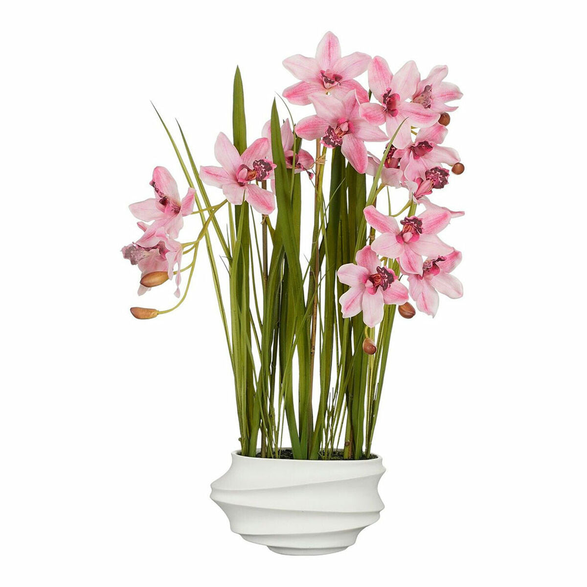 8720362975830 - Dekorationspflanze Cymbidium Polyester Orchidee 81 x 49 x 40 cm Künstlicher