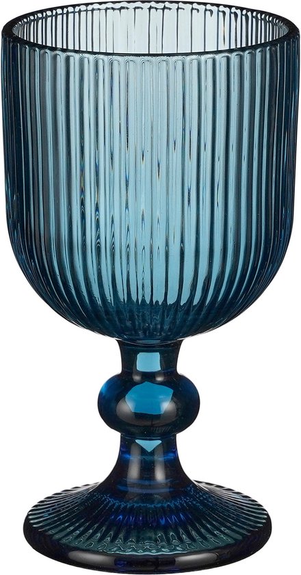 8720362982531 - Merlot Weinglas - 6er-Set - 250 ml - Glas - Blau