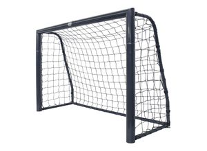 8720365061875 - Fußballtor Cristiano in Anthrazit Fussballtor aus Metall 180x60x120 cm Für Kinder & Erwachsene - Grau - AXI