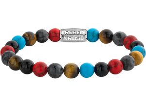 8720365073076 - REBEL & ROSE® Armband Edelstahl mehrfarbig M