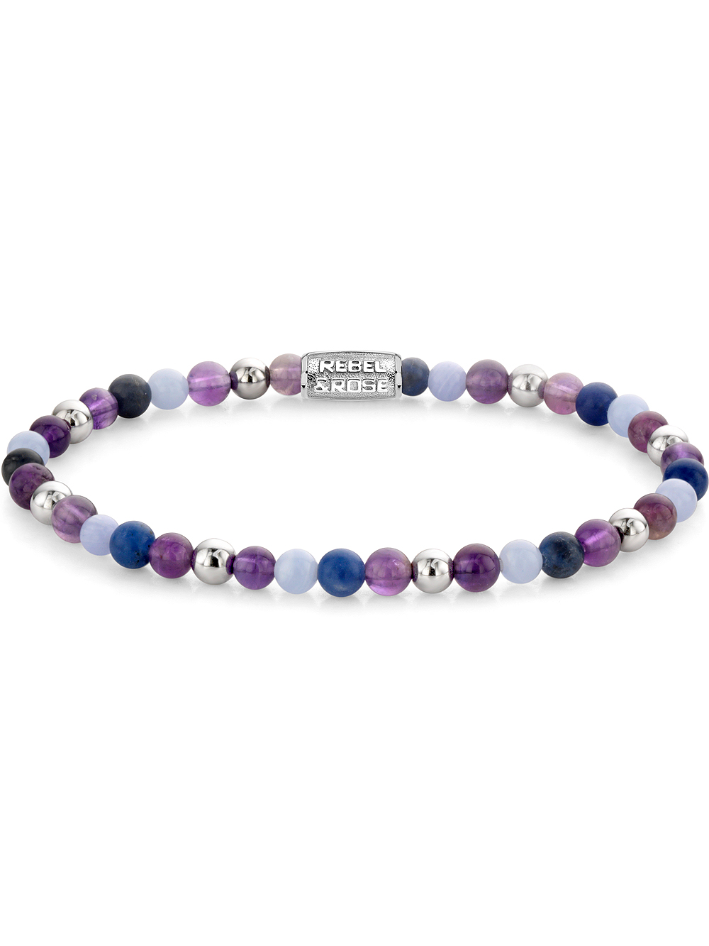 8720365075940 - REBEL & ROSE® Damen Armband Edelstahl blau XS 8720365075940 - REBEL & ROSE® Damen Armband Edelstahl blau XS