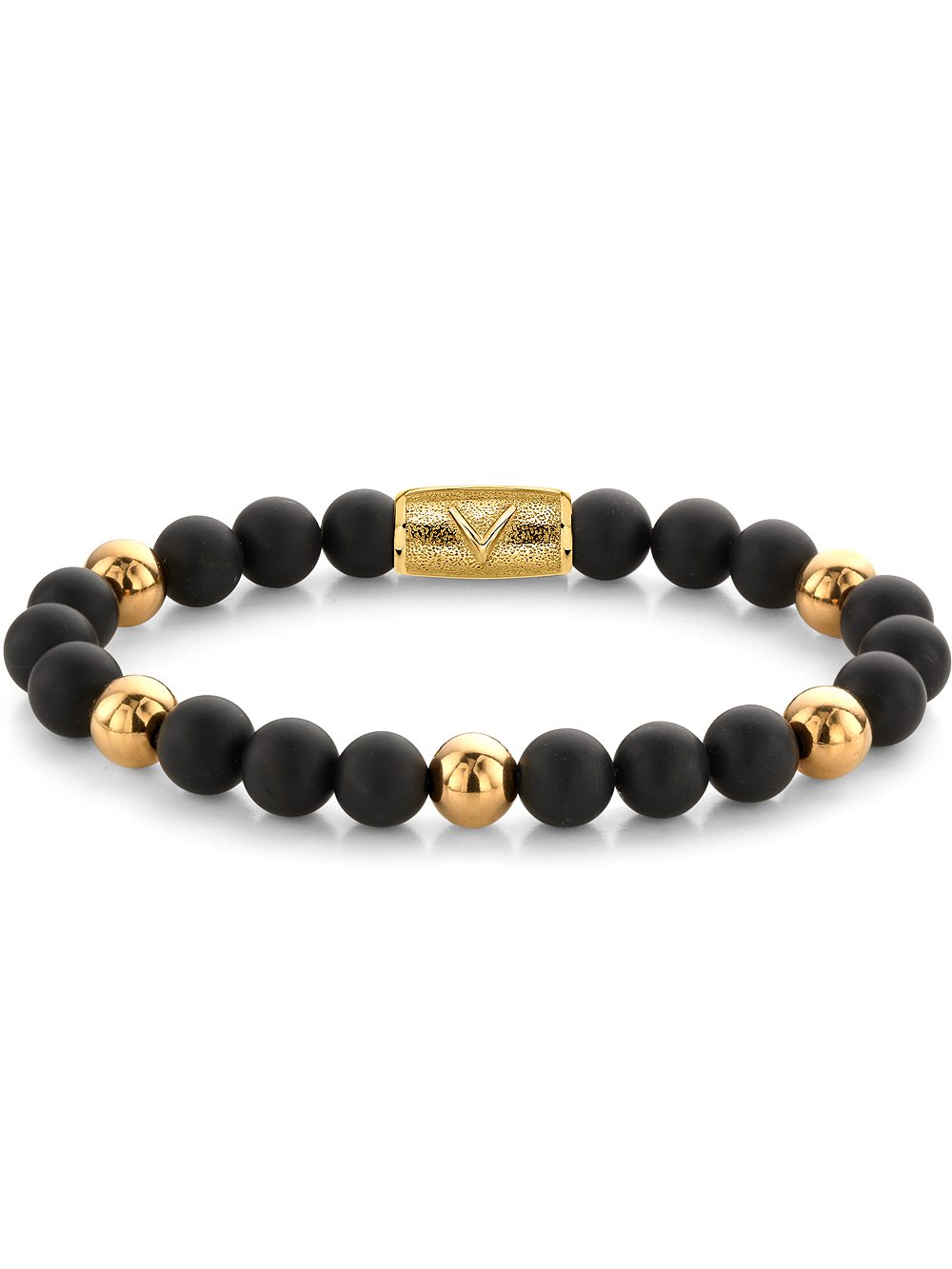 8720365076145 - Armband Matt Black Madonna RR-8DV05-G-M Herren