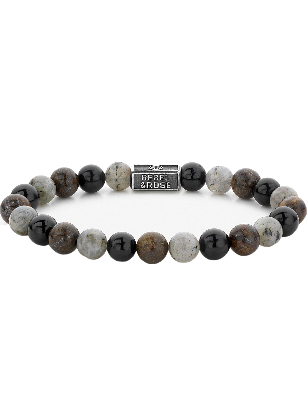 8720365077203 - Armband Mix Brown 925 RR-8S007-S-L+ Herren 8720365077203 - Armband Mix Brown 925 RR-8S007-S-L+ Herren
