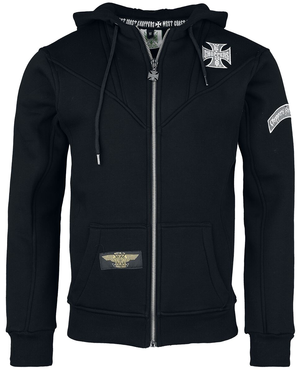 8720365332968 - WCC OG Classic Panel Zip Hoodie Kapuzenjacke schwarz in XL 8720365332968 - WCC OG Classic Panel Zip Hoodie Kapuzenjacke schwarz in XL