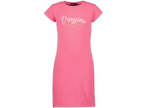 8720386333449 - Vingino - Jersey-Kleid BASIC LOGO in pink glo Gr116