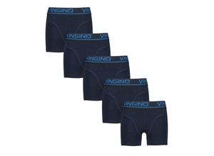 8720386788782 - Vingino - Boxershorts BASIC LOGO 5er-Pack in midnight blue Gr140-152