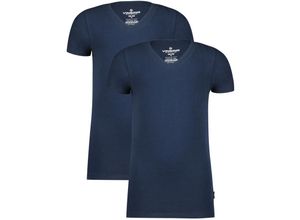 8720386789819 - Vingino - T-SHIRT BOYS BASIC V-NECK 2er-Pack in midnight blue Gr116-128