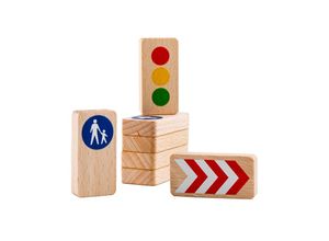 8720387266173 - Spielstraßenzubehör ROADBLOCKS - VERKEHRSSCHILDER 8-teilig