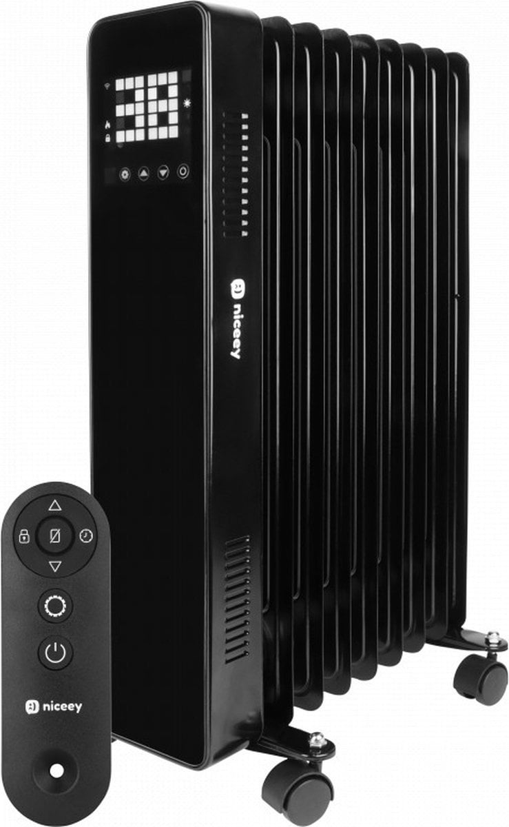 8720387757800 - Niceey Smart Ölradiator - bis zu 2000W - Schwarz