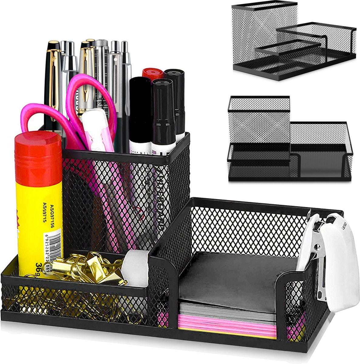 8720387823383 - MATTI® - Federmäppchen - Stifthalter - Schreibtisch-Organizer - Schreibtisch-Accessoires - Federmäppchen Schwarz 8720387823383 - MATTI® - Federmäppchen - Stifthalter - Schreibtisch-Organizer - Schreibtisch-Accessoires - Federmäppchen Schwarz
