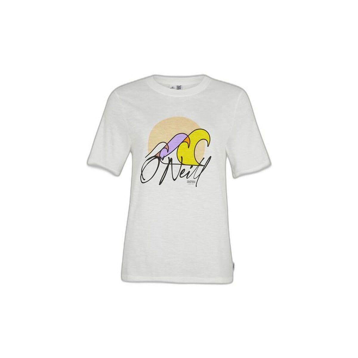 8720388400767 - Damen Kurzarm-T-Shirt ONeill Luano Graphic Weiß 8720388400767 - Damen Kurzarm-T-Shirt ONeill Luano Graphic Weiß