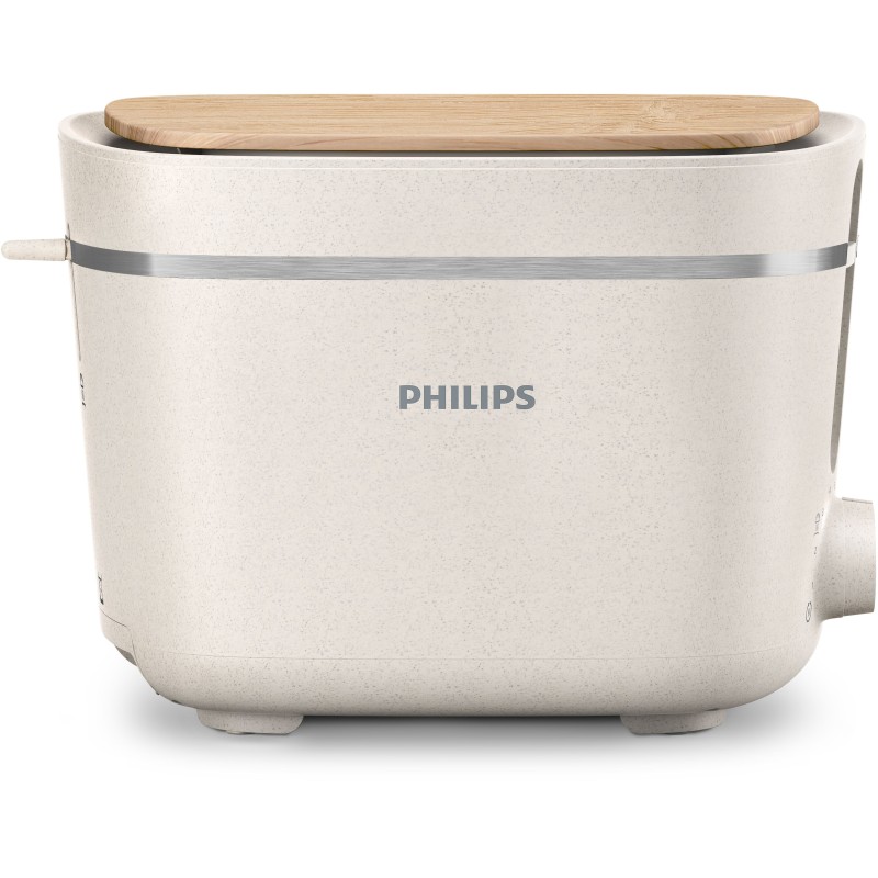 8720389000881 - PHILIPS HD2640 10 Serie 5000 Eco Conscious Edition Toaster Seidenweiß matt (830 Watt Schlitze 2)