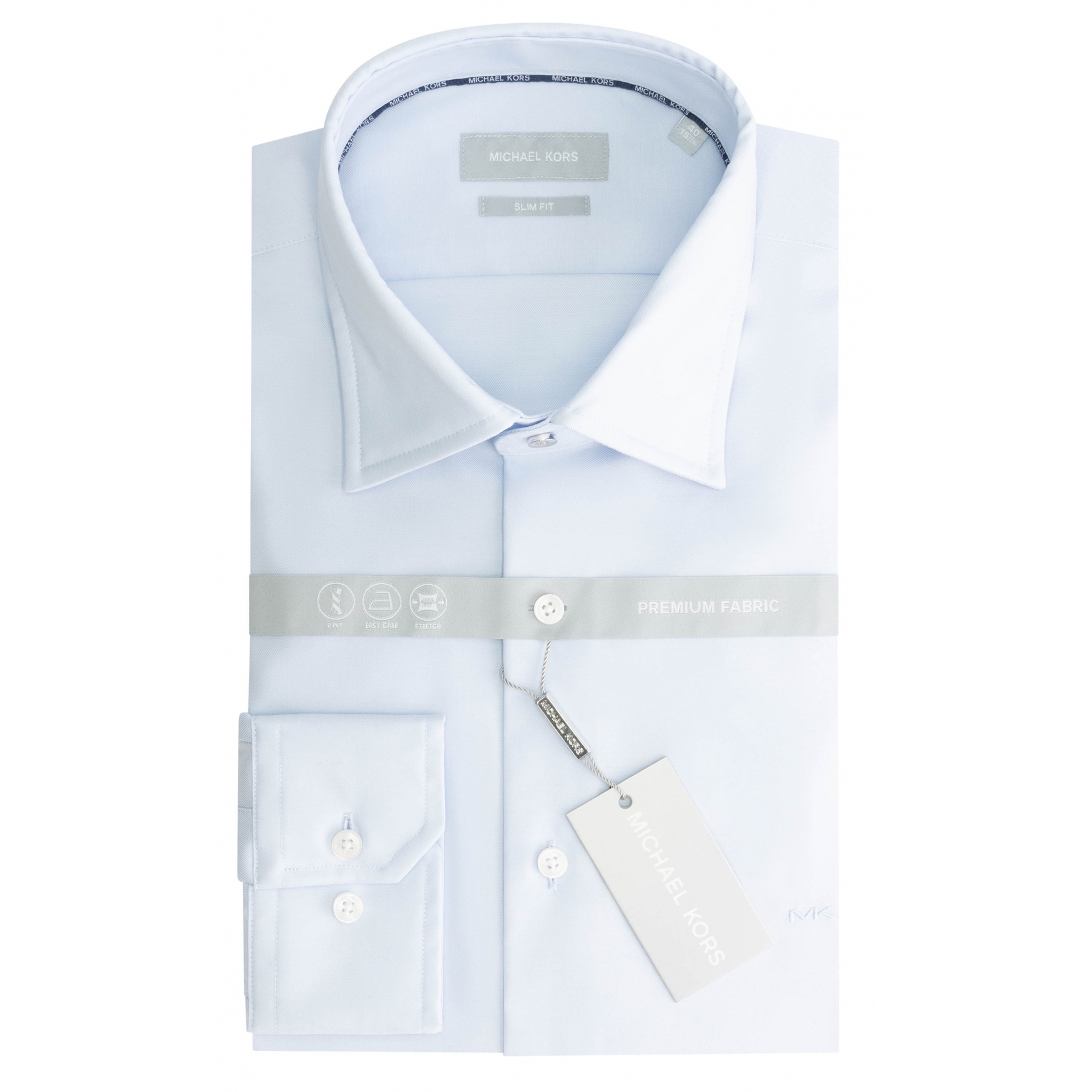 8720509617210 - Slim Twill Hemd mit 2 Falten Michael Kors
