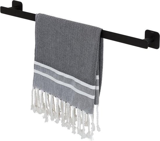 8720553003267 - Colar - Handtuchhalter 60 cm - Ohne Bohren - Selbstklebendes 3M-Band - Schwarz