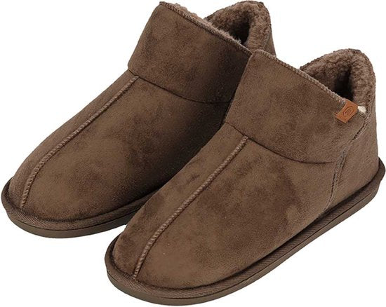 8720566588386 - - Pantoffeln Herren - Wildleder - Taupe - Größe 43 44 - Herrenpantoffeln 8720566588386 - - Pantoffeln Herren - Wildleder - Taupe - Größe 43 44 - Herrenpantoffeln