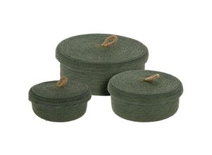 8720573265584 - Mm_unverified_brand - Deko-Aufbewahrungskörbe Deckel aus Jute 3er-Set