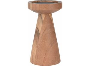 8720573369633 - Home Styling - Kerzenständer aus Holz 13 cm Akazienholz