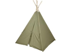 8720573377195 - Home Styling - Tipi-Zelt Militärgrün 103 x 103 x 160 cm