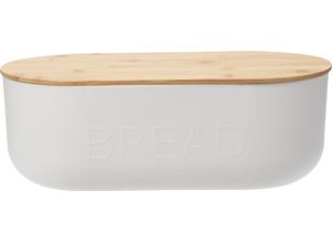 8720573456517 - Brotkasten mit Bambusdeckel - Brotkasten - 35X19XH12cm