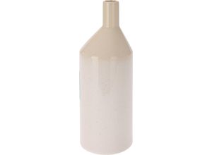 8720573560481 - Vase (H 26 cm) H 26 cm beige Blumenvase Blumengefäß