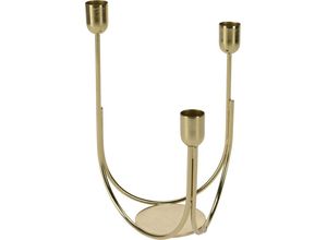 8720573631532 - Home Styling - Kerzenständer aus Metall für 3 Kerzen 23 cm