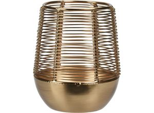 8720573657853 - Home Styling - Goldenes Windlicht Metall