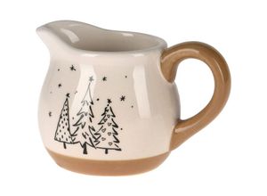 8720573751209 - Home Styling - Milchkanne mit Tannenmotiv 9 cm