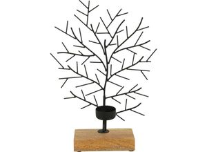 8720573783477 - Home Styling - Teelichthalter Baum Metall 32 x 22 cm