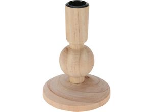 8720573784061 - Home Styling - Kerzenständer aus Holz h 13 cm