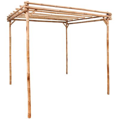 8720573960816 - vidaXL - Pergola Bambus - Braun - 170x170x220 cm