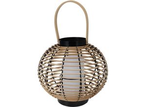 8720573965781 - Home Styling - Laterne aus Rattan mit Griff led