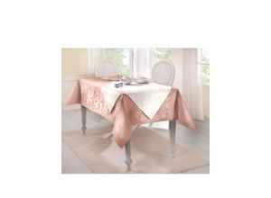 8720574544701 - Tischdecke DOHLE & MENK Tischdecken Gr B L 50 cm x 140 cm eckig rosa (rosé) Tischwäsche