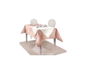 8720574544756 - Tischdecke DOHLE&MENK Tischdecken Gr oval 160 cm x 220 cm eckig rosa (rosé) Tischdecken Tischwäsche