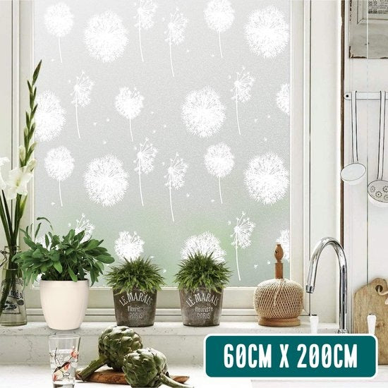 8720589186019 - Homewell® Fensterfolie HR++ 60x200 - Isolierend & Sonnenschutz - Anti-Sicht - Statisch - Pferdepoly