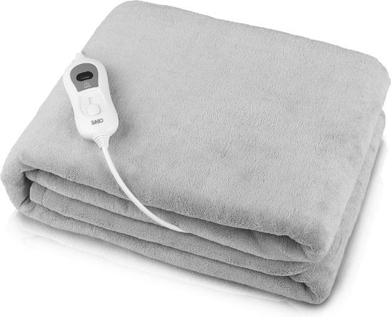 8720589320239 - Electric Blanket - 120 x 160 cm - Maschinenwaschbar - Decke - 1 Person - 3 Stufen - Mit Timer - Wärmedecke