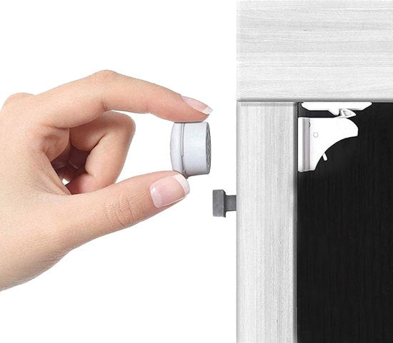 8720589401839 - Kindersicherung Schränke - Schranksicherheit für Kinder - Kindersicherung Magnet - 4 Stück