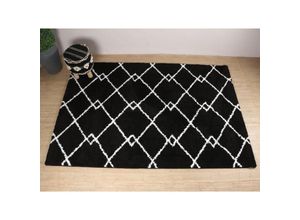 8720589919594 - Teppich Florence s 300x200 cm Schwarz Dutch Lifestyle Schwarz