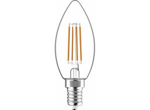 8720604302745 - Leds Light - LED-Filament Kerzenlampe dimmbar C35 45W 470 lm warmweiß E14